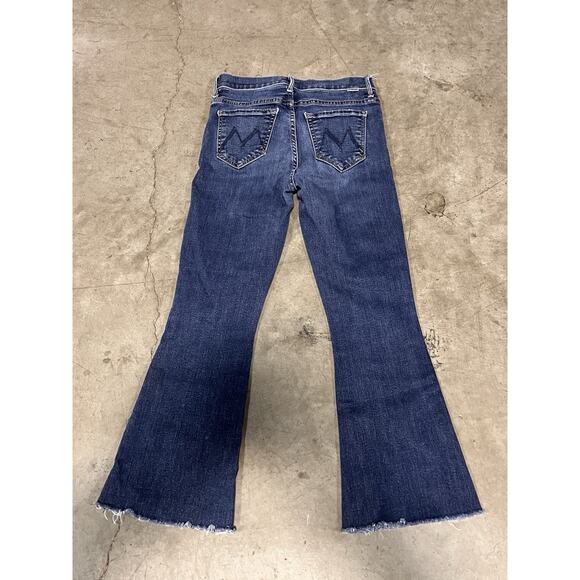 Mother Jeans Womens 24 Flare Bell Bottom Weekender Fray Teaming Up Made In USA - Picture 14 of 15